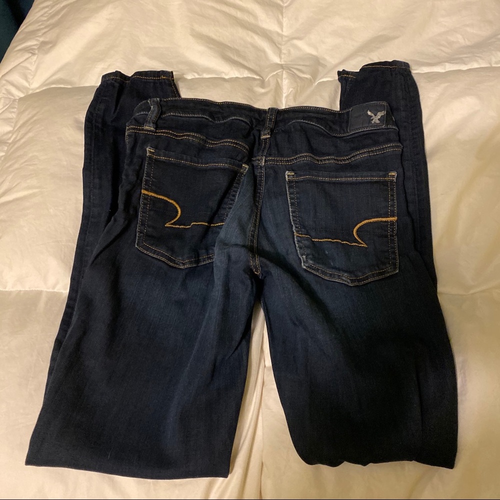 American Eagle 6 long super jegging jeans